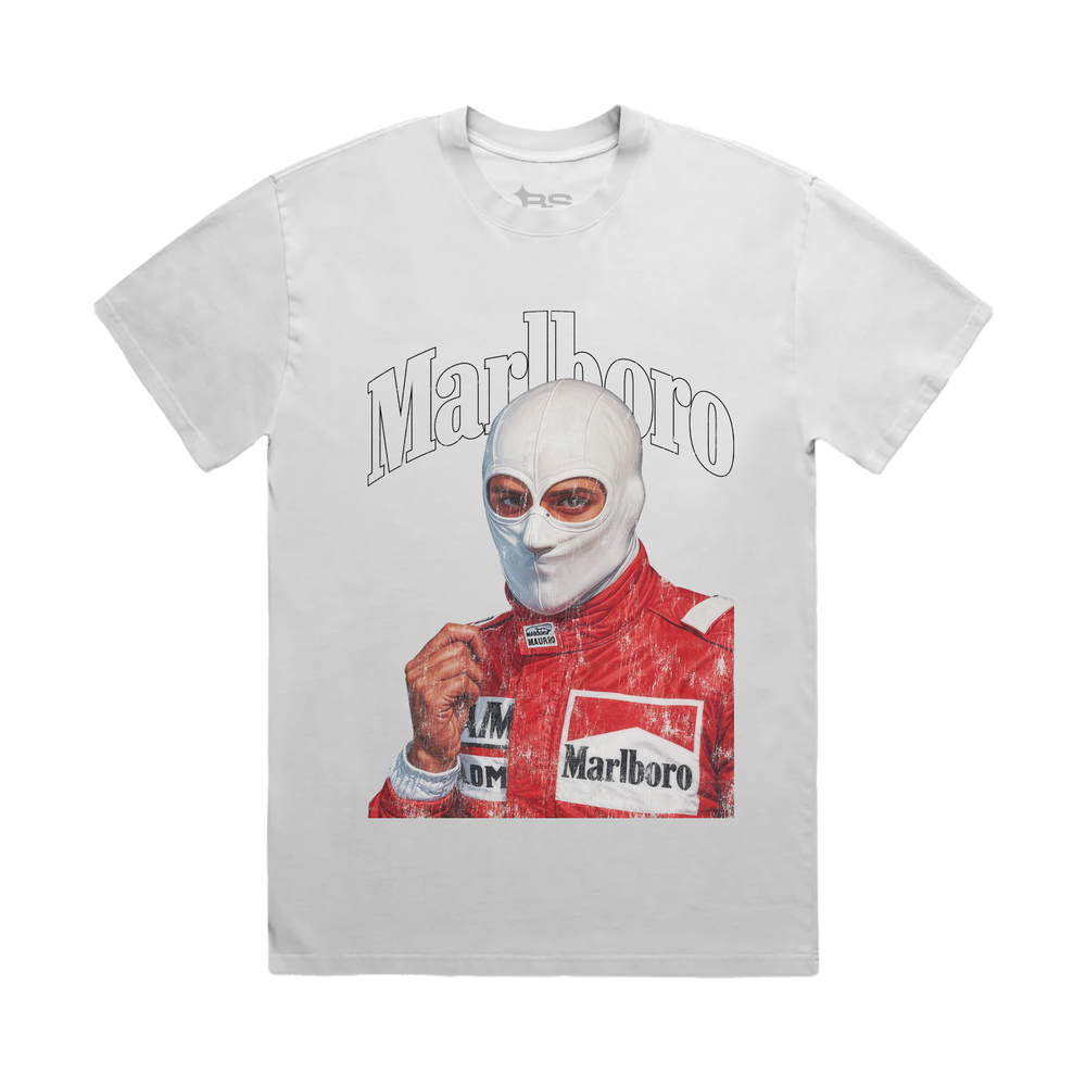 Red & White Racing Driver