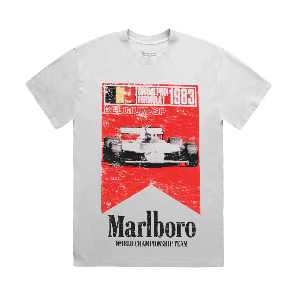 Red & White Belgium GP 1983