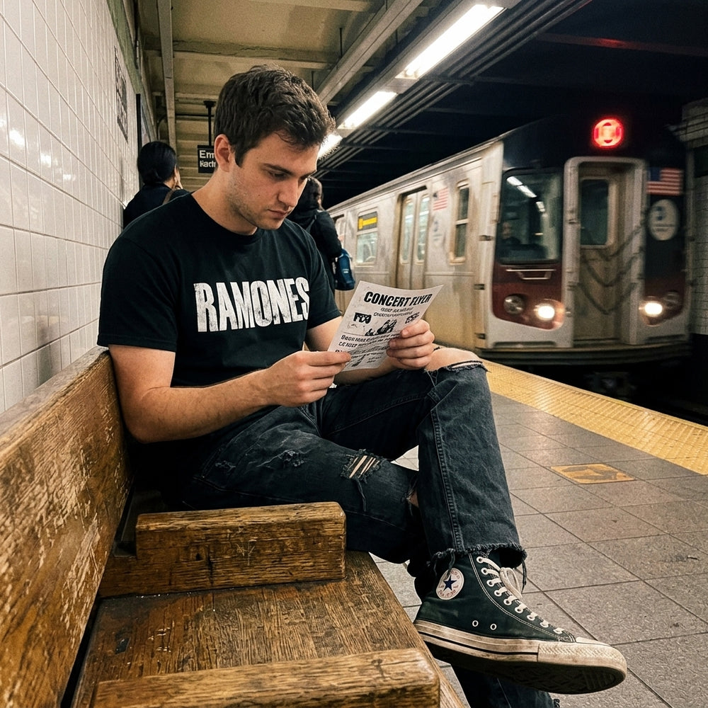 NYC Punk Bold Logo - lifestyle photo