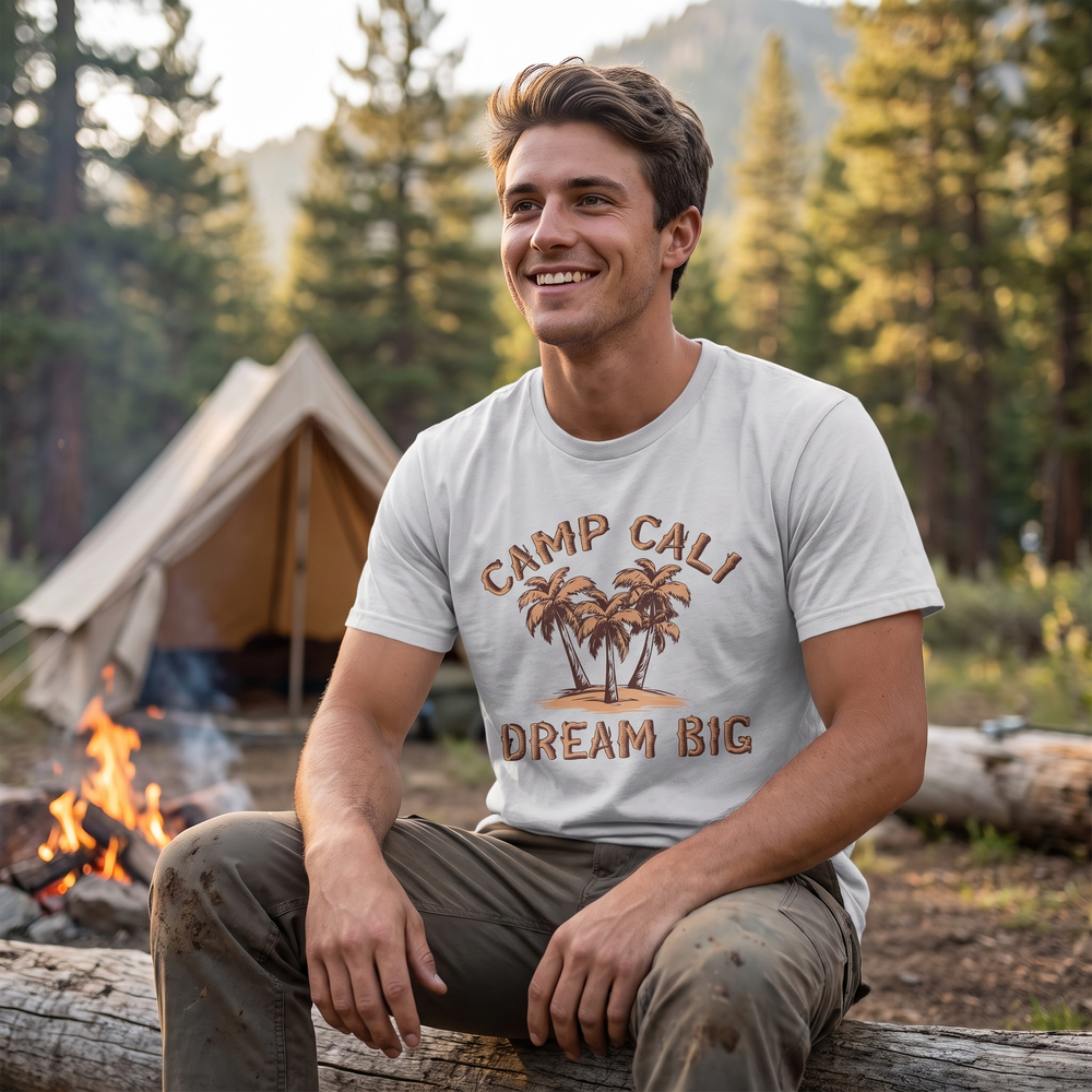 Camp Cali Dream Big T-Shirt - lifestyle photo