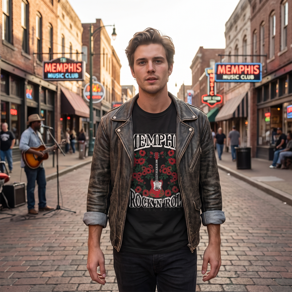 Memphis Rock N Roll T-Shirt - lifestyle photo