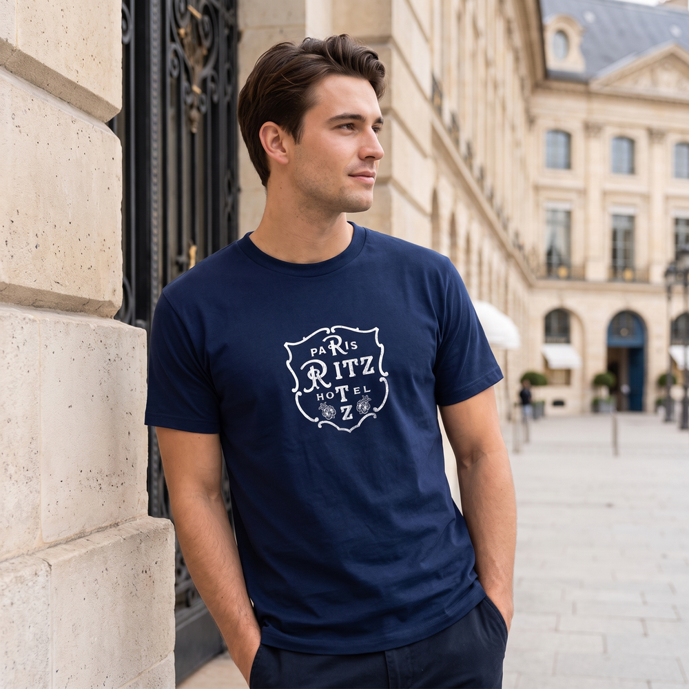 Ritz Paris Hotel Crest T-Shirt - lifestyle photo