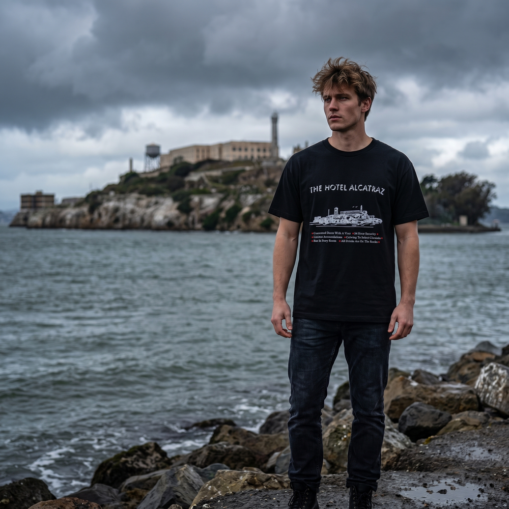The Hotel Alcatraz T-Shirt - lifestyle photo