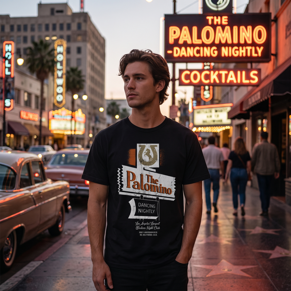 The Palomino Club Hollywood T-Shirt - lifestyle photo