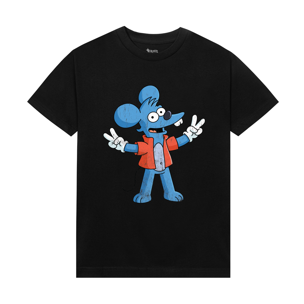 Yellow Family Cartoon Mouse T-Shirt