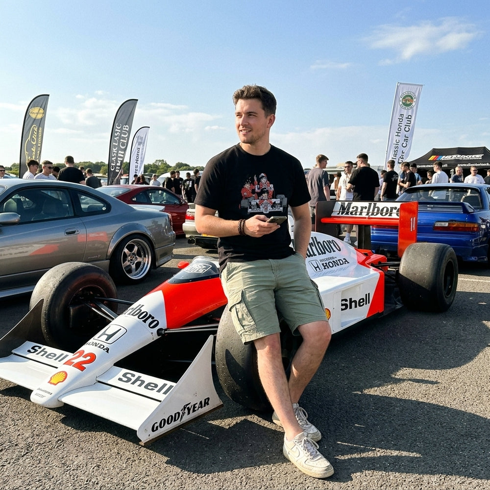 Red White Racing x DBZ - lifestyle photo