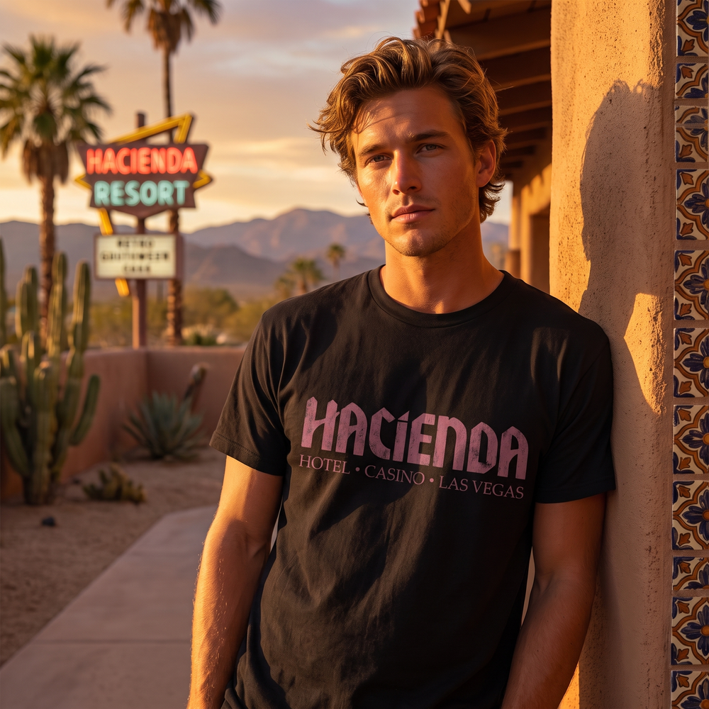Hacienda Hotel Casino Las Vegas T-Shirt - lifestyle photo
