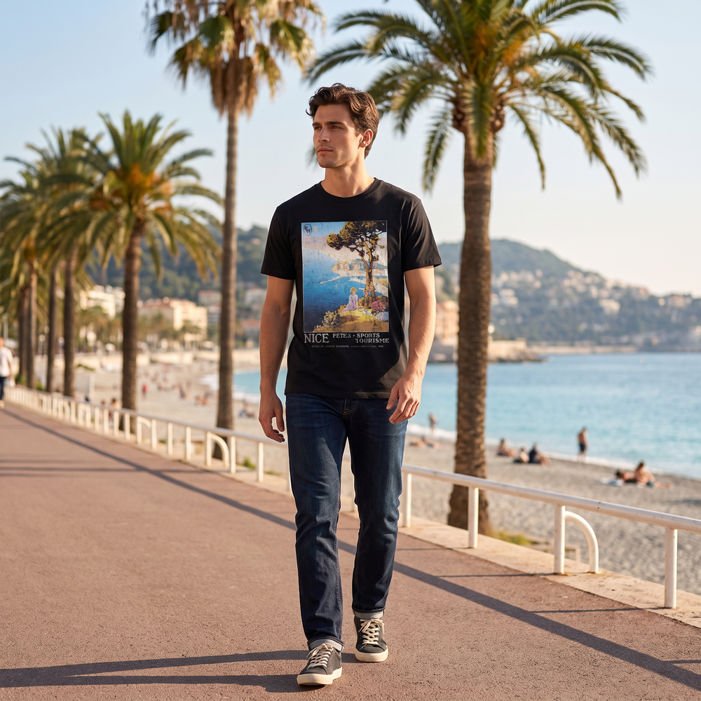 Nice France Tourisme T-Shirt - lifestyle photo