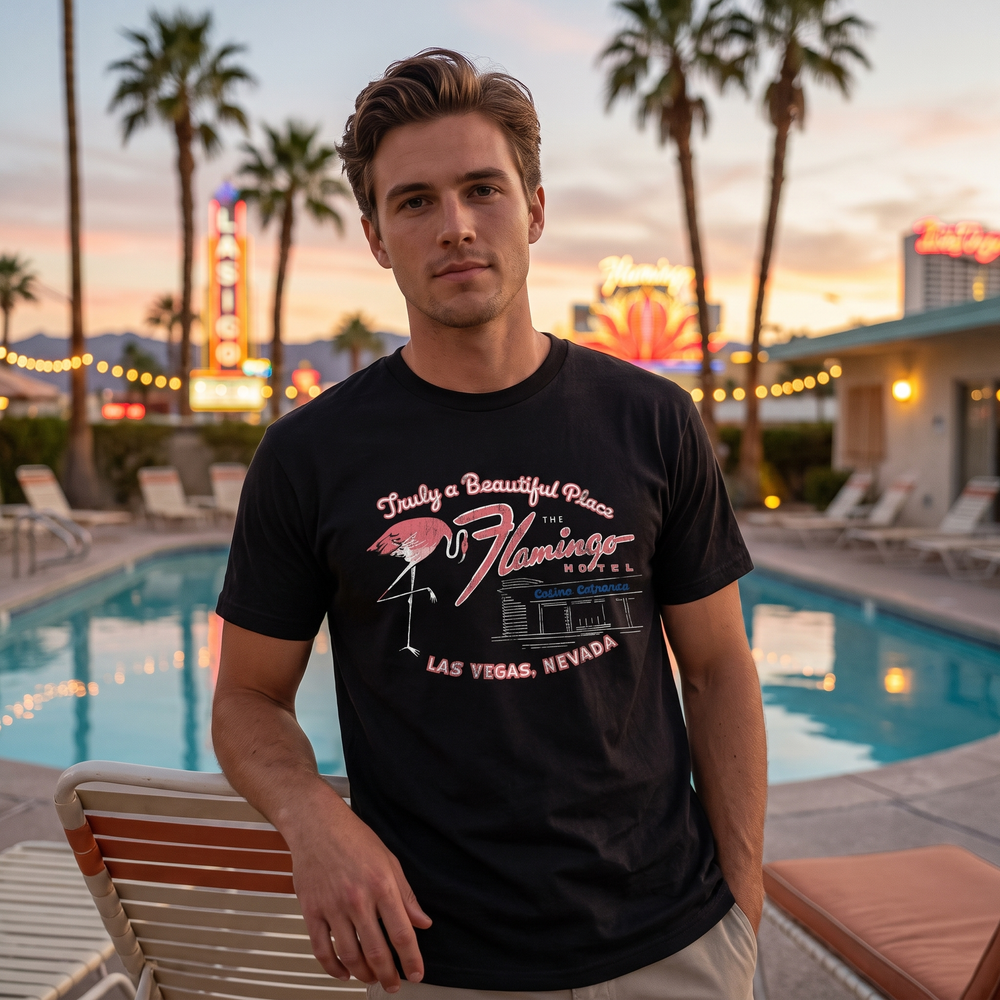 The Flamingo Hotel Las Vegas T-Shirt - lifestyle photo