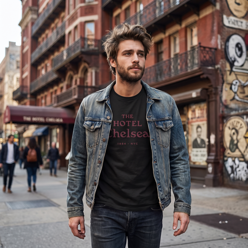 The Hotel Chelsea NYC T-Shirt - lifestyle photo